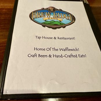 Brew Ridge Taps - Menu cover at Brew Ridge Taps - Beer Bar Near Me - Lexington, Virginia Brew Ridge Taps - Menu cover at Brew Ridge Taps - Beer Bar Near Me - Lexington, Virginia