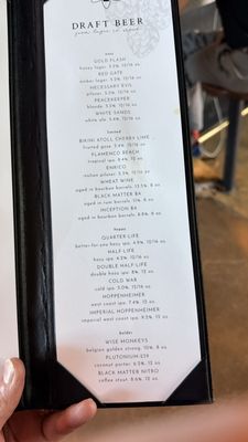 Menu photo 1 Manhattan Project Beer Company Dallas, TX