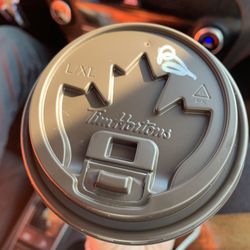 Tim Hortons - The new lids are cute but unfortunately more awkward to hold and less lip room to sip (according to my husband - the coffee princess).