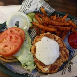 Jane's Buffalo Chicken Bleu Cheese Burger
