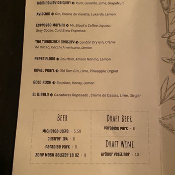 Hot Tin - Menu - Cocktail Bars Near Me - New Orleans, Louisiana