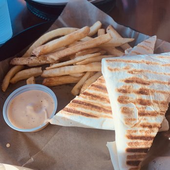 Jasmin & Olivz Mediterranean - Chicken zaki with a side of fries and Jasmin sauce - Mediterranean Near Me - Cary, North Carolina