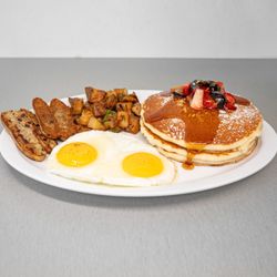 Good Stuff Burgers - pancake combo plate
