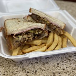 Cuban panini!!! A M A Z I N G!!!! Definitely a must try location! EVERYTHING they make here is awesome!