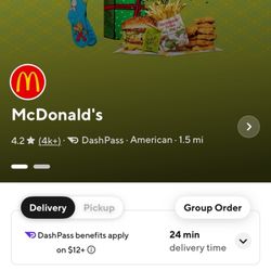 McDonald's - The add for the grinch meal still on DoorDash