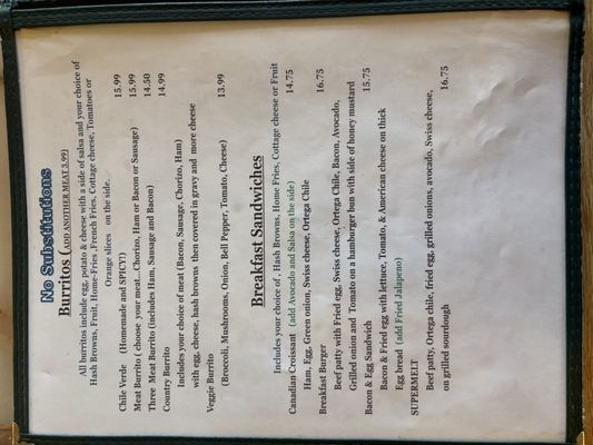 Menu photo 4 Arthur's Restaurant Mentone, CA
