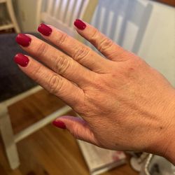 My nails are traditional but I love them!!!