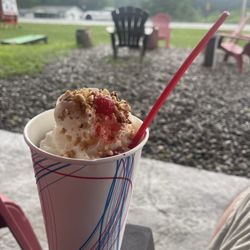 Twisted Treats And Treasures - Upside down banana split!