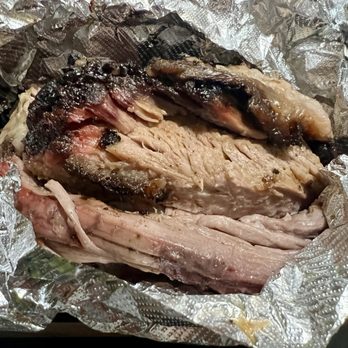 Saints Smokehouse - 1/2 lb of smoked brisket. - Barbeque Near Me - Oakland, California Saints Smokehouse - 1/2 lb of smoked brisket. - Barbeque Near Me - Oakland, California
