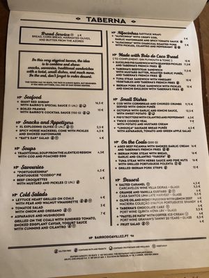 Menu photo 7 Bairro do Avillez Lisbon, 11