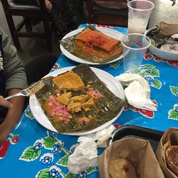 Chichen Itza Restaurant - Pork and chicken tamales! So good - Mexican Near Me - Los Angeles, California
