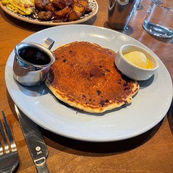 The 908 - Pancake to go with the Classic Breakfast. - New American Near Me - Long Beach, California