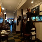 Photo of The European - Melbourne Victoria, Australia. Menu is handwritten, awesome and old school.