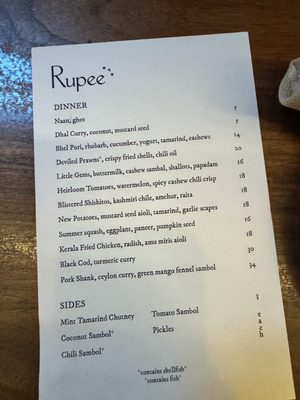 Menu photo 3 Rupee Bar Seattle, WA Menu photo 3 Rupee Bar Seattle, WA