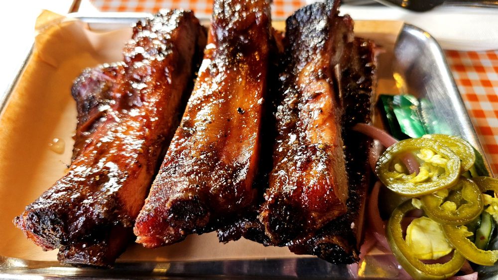 Food from Mission St BBQ