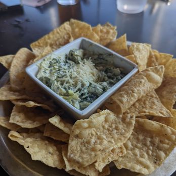 The Filling Station Microbrewery - Spinach artichoke dip - Pizza Near Me - Traverse City, Michigan