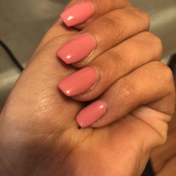 Mirage Nails - Gap of nail that wasn't coated on each nail - Nail Salons Near Me - Pleasant Hill, California