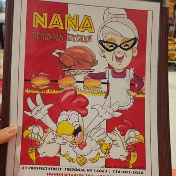 The Nana Peruvian Kitchen - Cute menu! - Peruvian Near Me - Fredonia, New York