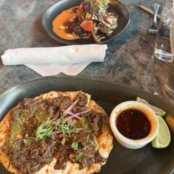 Magic Key Terrace - Magic Key Holder Dining - Ribeye plate, Queso birria flatbread - Wine Bars Near Me - Anaheim, California Magic Key Terrace - Magic Key Holder Dining - Ribeye plate, Queso birria flatbread - Wine Bars Near Me - Anaheim, California