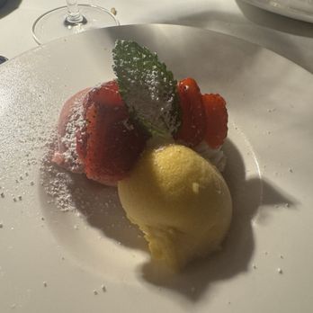 Toma Restaurant & Bar - Sorbet Trio - Bars Near Me - Santa Barbara, California