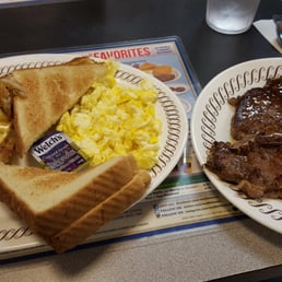 T-bone steak and eggs T-bone steak and eggs