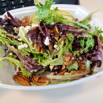 Elev8 Modern Cuisine & Catering - Tossed greens with pecans, apples, and feta cheese. - Caterers Near Me - Allen, Texas Elev8 Modern Cuisine & Catering - Tossed greens with pecans, apples, and feta cheese. - Caterers Near Me - Allen, Texas