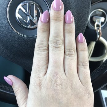 Lucio Nails - Short pointy almond naila - Nail Salons Near Me - Greenville, South Carolina