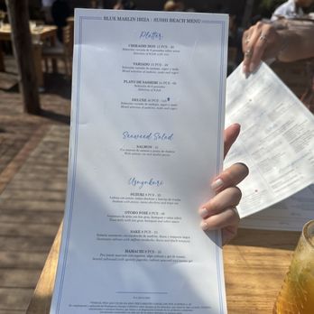Blue Marlin - Menu - Lounges Near Me - Ibiza, PM