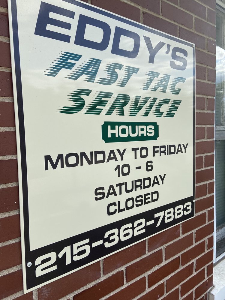 EDDY’S FAST TAG SERVICE Updated September 2024 513 N Broad St