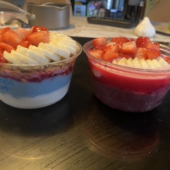 Nautical Bowls - Coconut, Blu Majik and açaí base the other açaí and pitaya base - Acai Bowls Near Me - Oro Valley, Arizona Nautical Bowls - Coconut, Blu Majik and açaí base the other açaí and pitaya base - Acai Bowls Near Me - Oro Valley, Arizona
