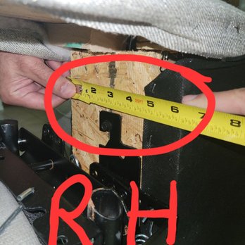 Ashley Store - Wrong size board used in assembly - Furniture Stores Near Me - Plano, Texas