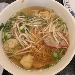 H53 Wonton Soup with Egg Noodles H53 Wonton Soup with Egg Noodles