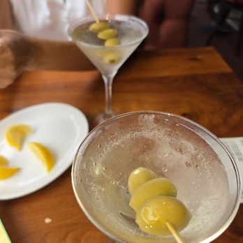 Lou & Mickey's - 2 dirty martinis with belvedere vodka - Steakhouses Near Me - San Diego, California