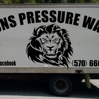 Lyons Pressure Wash - a lion on the side of a truck - Lawn Services Near Me - Lock Haven, Pennsylvania Lyons Pressure Wash - a lion on the side of a truck - Lawn Services Near Me - Lock Haven, Pennsylvania