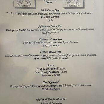 Pamela's - Menu - Tea Rooms Near Me - Huntington Beach, California Pamela's - Menu - Tea Rooms Near Me - Huntington Beach, California