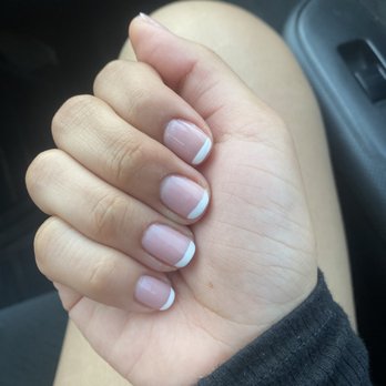 Forest Nails - French manicure day of - Nail Salons Near Me - Forest Hills, New York