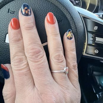 Element Nails Lounge - My fall nails!! - Nail Salons Near Me - Manhattan, Kansas
