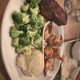 Steak and shrimp scampi Steak and shrimp scampi