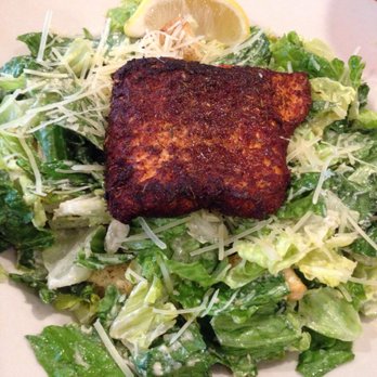 Horsefeathers - Salmon caesar salad - New American Near Me - North Conway, New Hampshire Horsefeathers - Salmon caesar salad - New American Near Me - North Conway, New Hampshire
