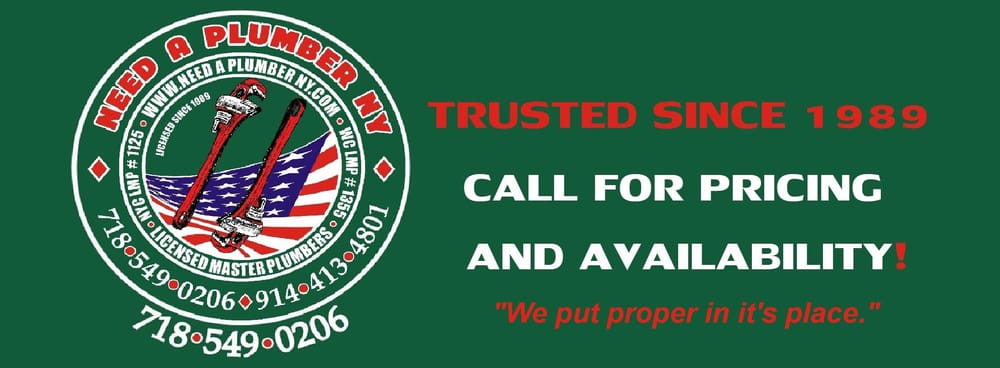 Slide of Need A Plumber NY