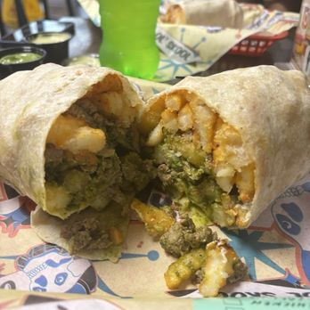 Olskool - The Gaucho Biggie with steak - Mexican Near Me - Syracuse, Utah