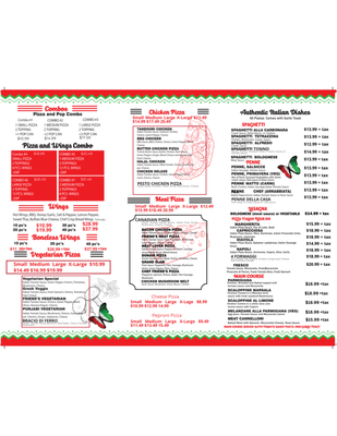 Menu photo 1 Friends Pizza & Pasta Calgary, AB Menu photo 1 Friends Pizza & Pasta Calgary, AB