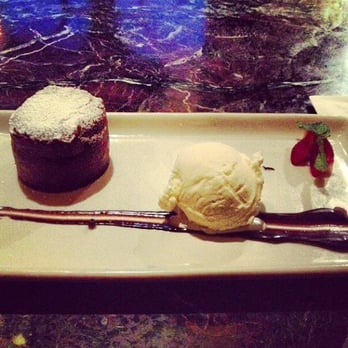 Grand Lux Cafe - Molten Chocolate Cake - American Near Me - Paramus, New Jersey