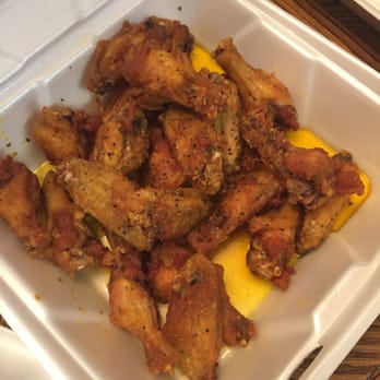 Wings & Seafood - Lemon pepper. You might wanna add extra lemon pepper. - Chicken Wings Near Me - Lithonia, Georgia