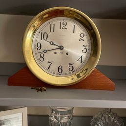 The clock they did such a nice job on