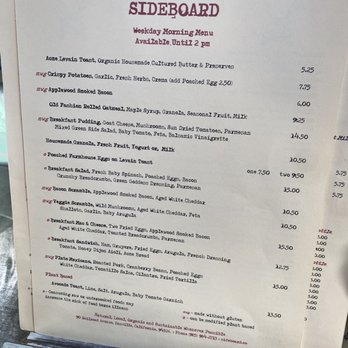 Sideboard - Danville - Morning menu available until 2pm - Comfort Food Near Me - Danville, California