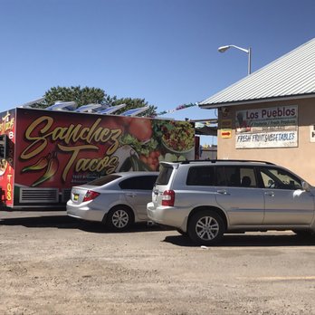 Sanchez Tacos - The establishment.  Right next to Los Pueblos Market. - Food Trucks Near Me