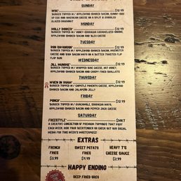 Menu- Daily Specials