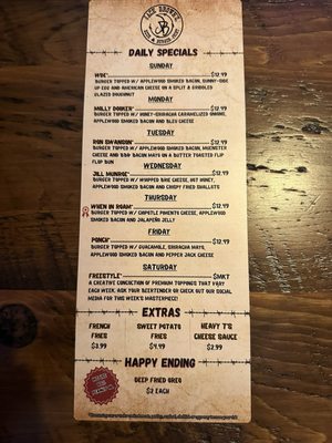 Menu photo 4 Jack Brown's Beer & Burger Joint Auburn, AL