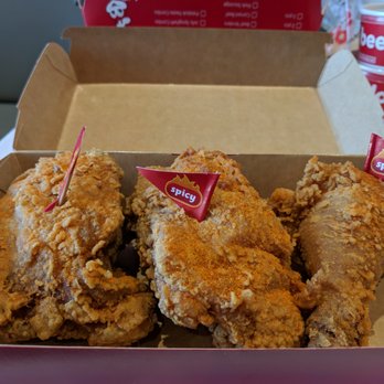Jollibee - 3 Piece Spicy Fried Chicken - Fast Food Near Me - Scarborough, Alberta Jollibee - 3 Piece Spicy Fried Chicken - Fast Food Near Me - Scarborough, Alberta